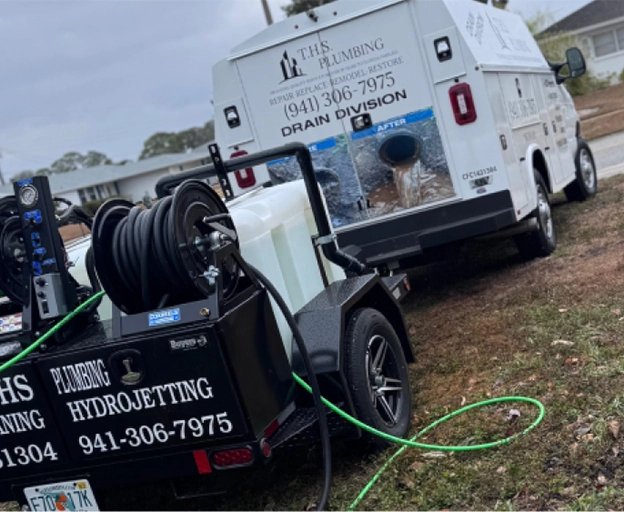 Powerful hydro jetting and professional drain cleaning for clogged drains, sewer backups, and slow pipes. Image